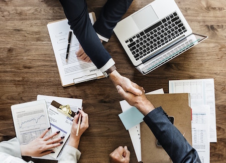 computer-paper-documents-clipboard-hand-shake-3-people